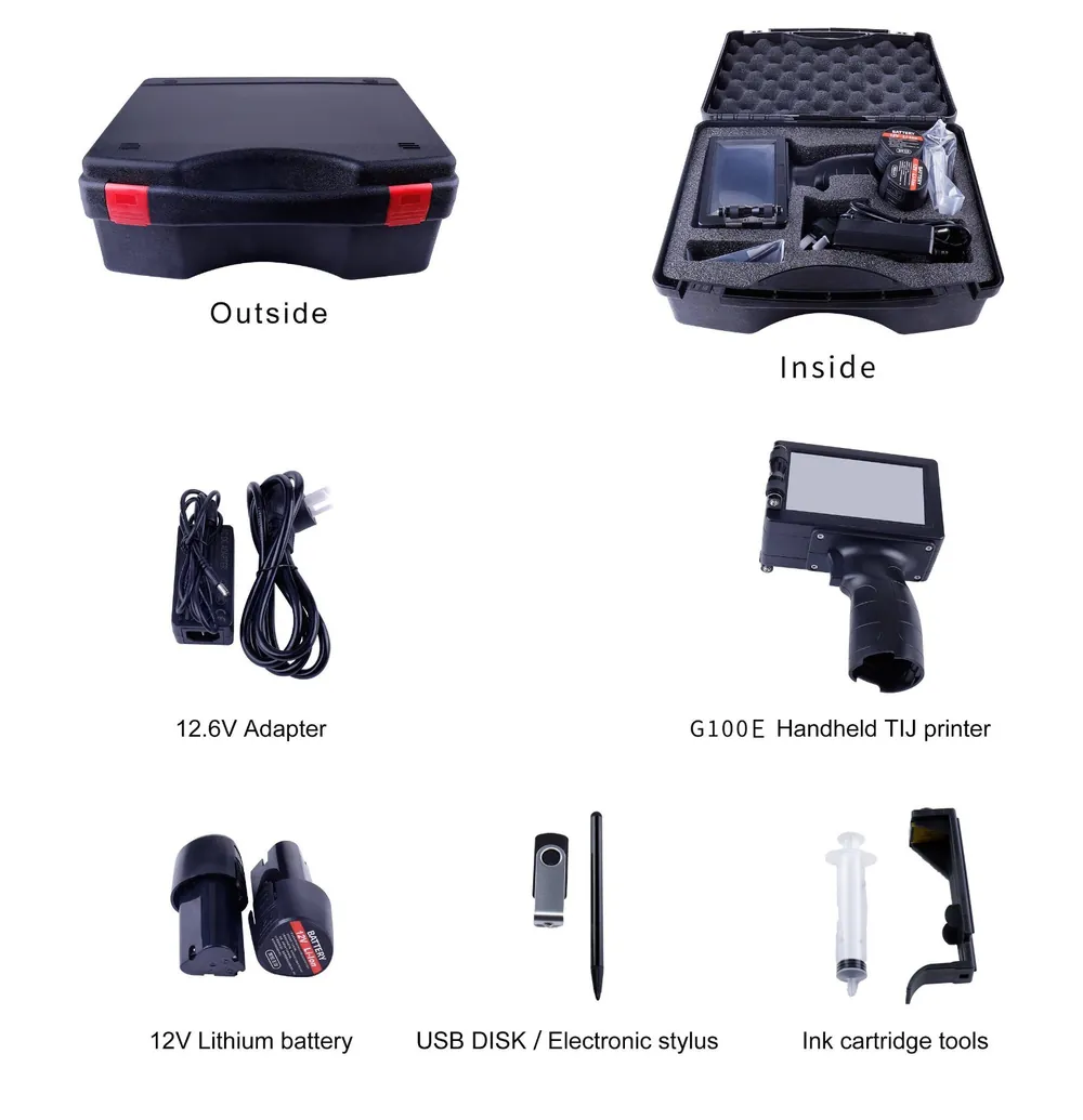 MFG100E Handheld Inkjet Printer – detail image 3