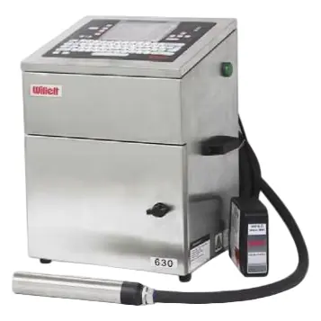 Refurbished Willett 630 Continuous Inkjet Printer Industrial Batch Coding Machine Expire Date Printing Machine – product photo